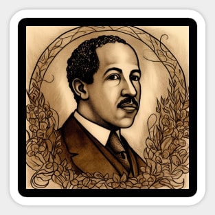 Langston Hughes Sticker